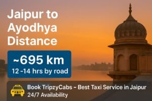 Jaipur to Ayodhya Distance